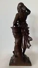 Bronze Représentant La Pêche Au Coquillage Signé Charles Anfrie