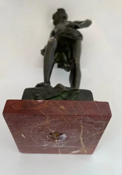 David , Sujet En Bronze Signé A Gaudez