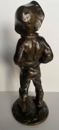 " Poulbot " Sujet En Bronze Signé L.KLEY