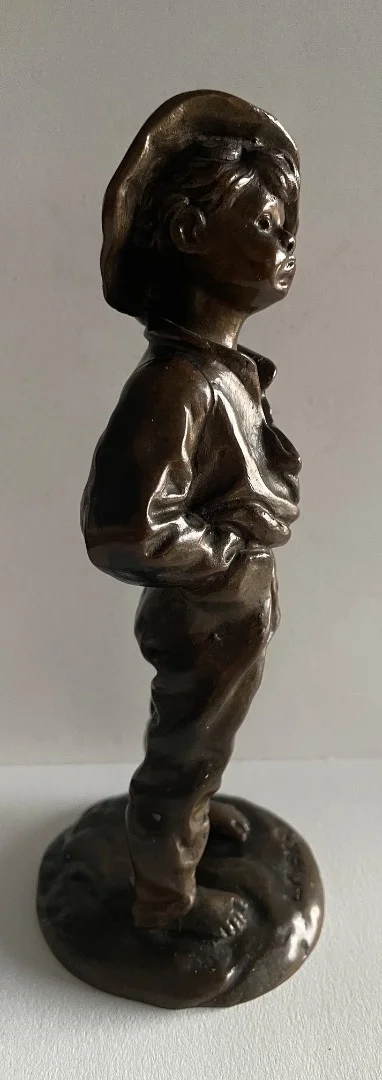 " Poulbot " Sujet En Bronze Signé L.KLEY
