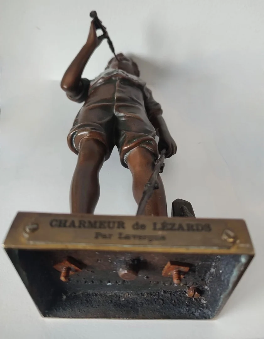 The Lizard Charmer, Bronze Subject