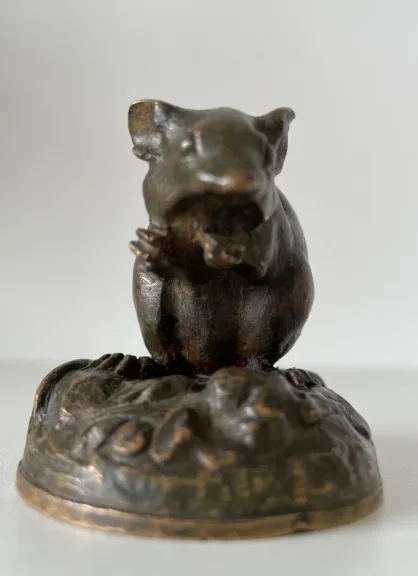 Petite Souris En Bronze