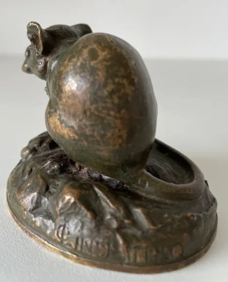 Petite Souris En Bronze