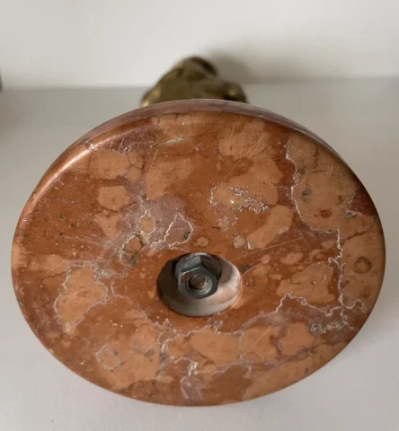 Le Mousse Siffleur , Sujet En Bronze