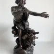 Sculpture En Bronze Représentant Cupidon Entouré De Putti