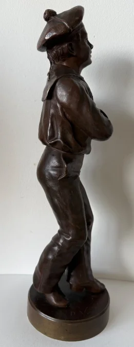 BRONZE FIGURE OF A SAILOR