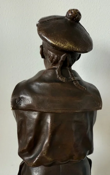BRONZE FIGURE OF A SAILOR