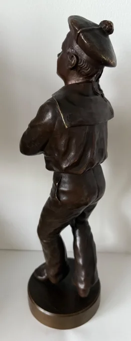 BRONZE FIGURE OF A SAILOR