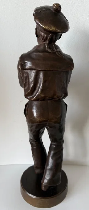 BRONZE FIGURE OF A SAILOR