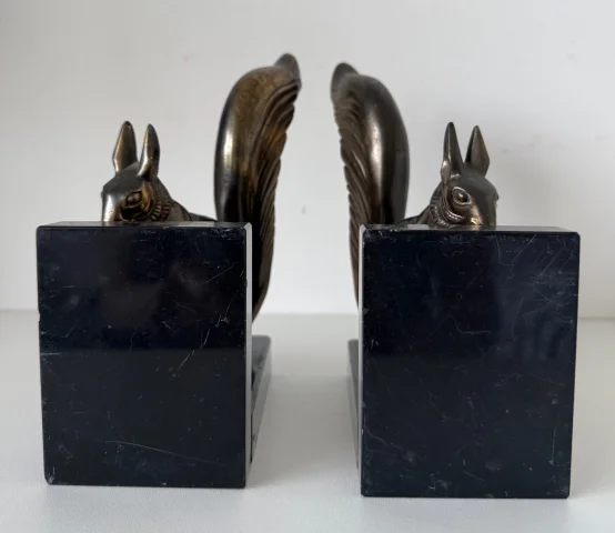 Die Eichhörnchen, Buchstützen-Paar — Guter Zustand