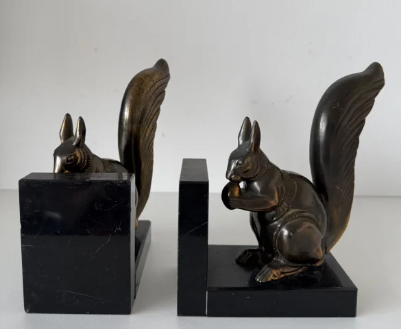Die Eichhörnchen, Buchstützen-Paar — Guter Zustand