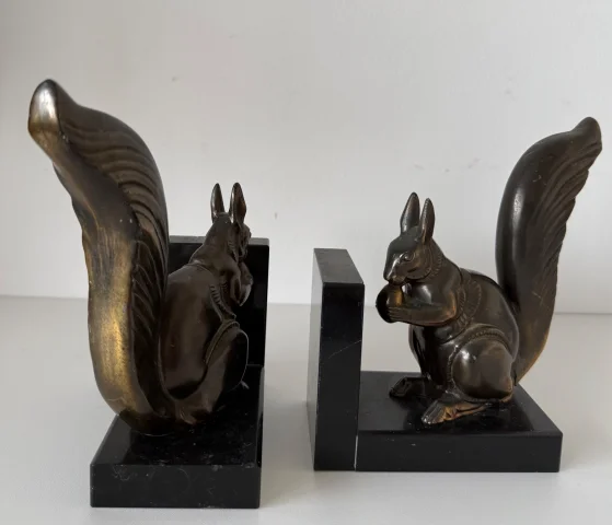Die Eichhörnchen, Buchstützen-Paar — Guter Zustand