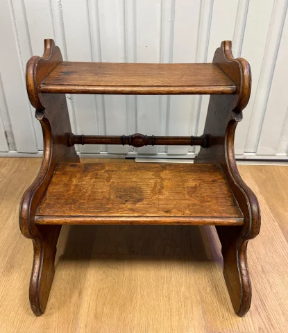 Small library step stool