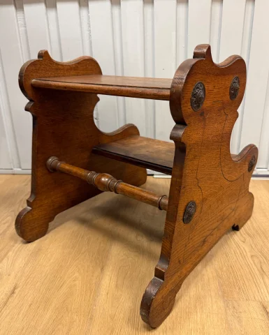 Small library step stool