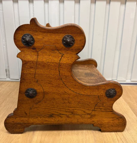 Small library step stool