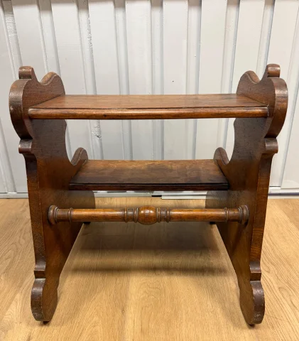 Small library step stool