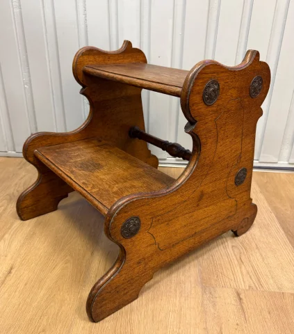 Small library step stool