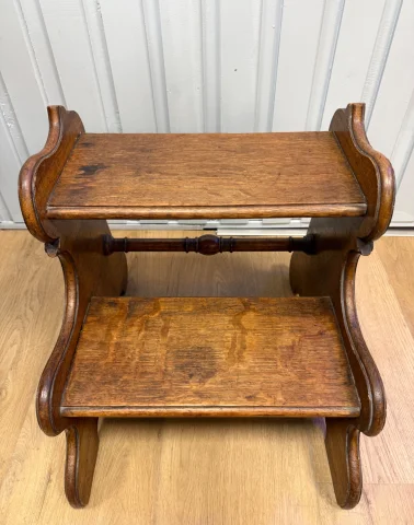 Small library step stool