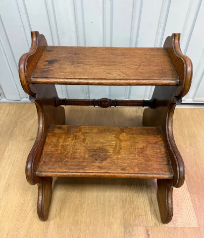 Small library step stool