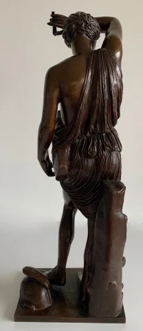 Amazone Ferita scultura in bronzo, fonditore Barbedienne